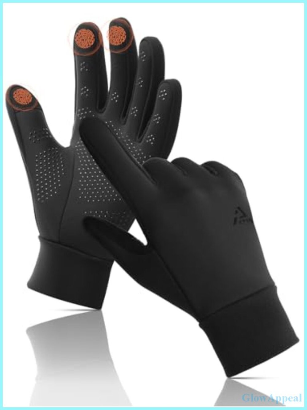 Winter Gloves 3-Layer Touch Screen Silicone Grip for Running Cycling Hiking